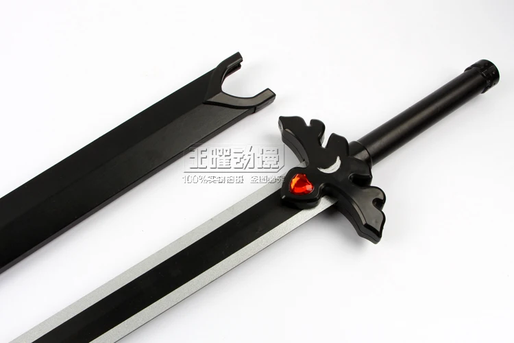 S0483 аниме Сан меч искусство онлайн Кирито алинизация черное ночное небо лезвие с