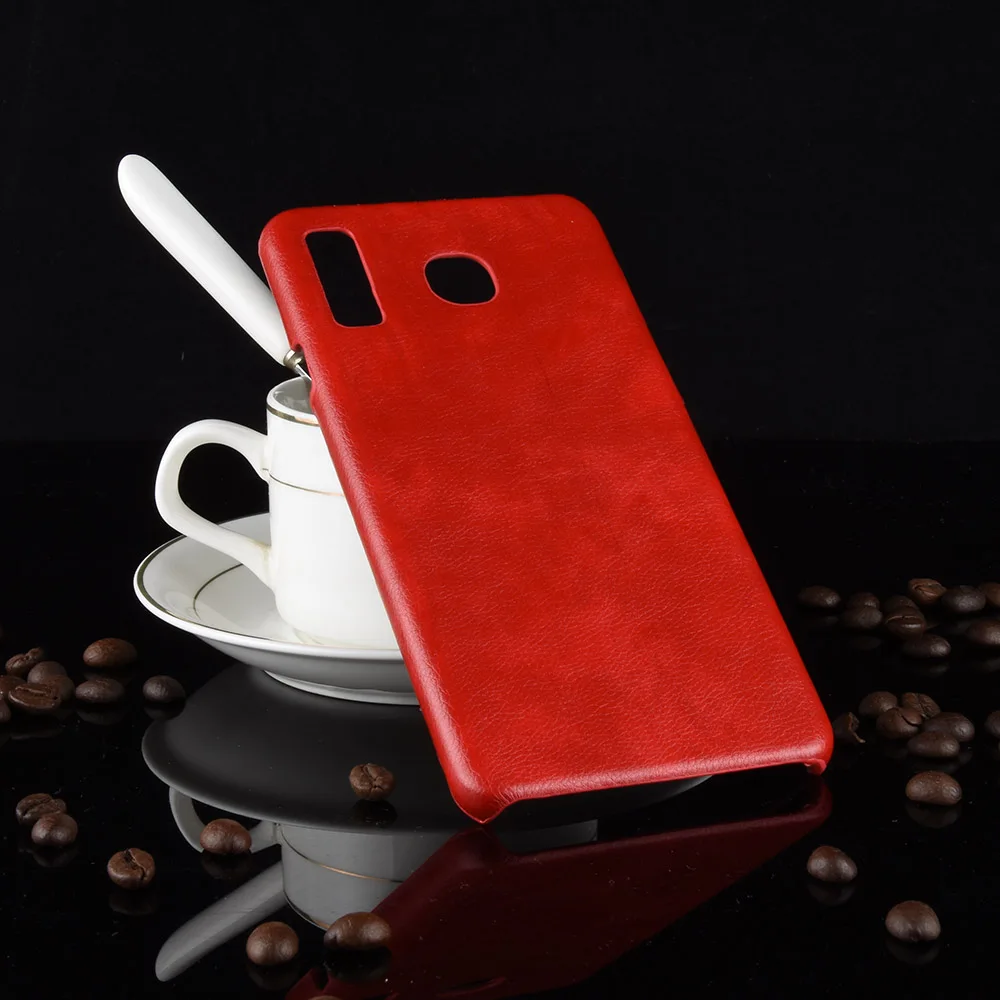 For Samsung Galaxy A8 Star Case Super Classic Ultra Slim Leather Texture Hard PC Back Cover Business Shield Retro Phone Shell |