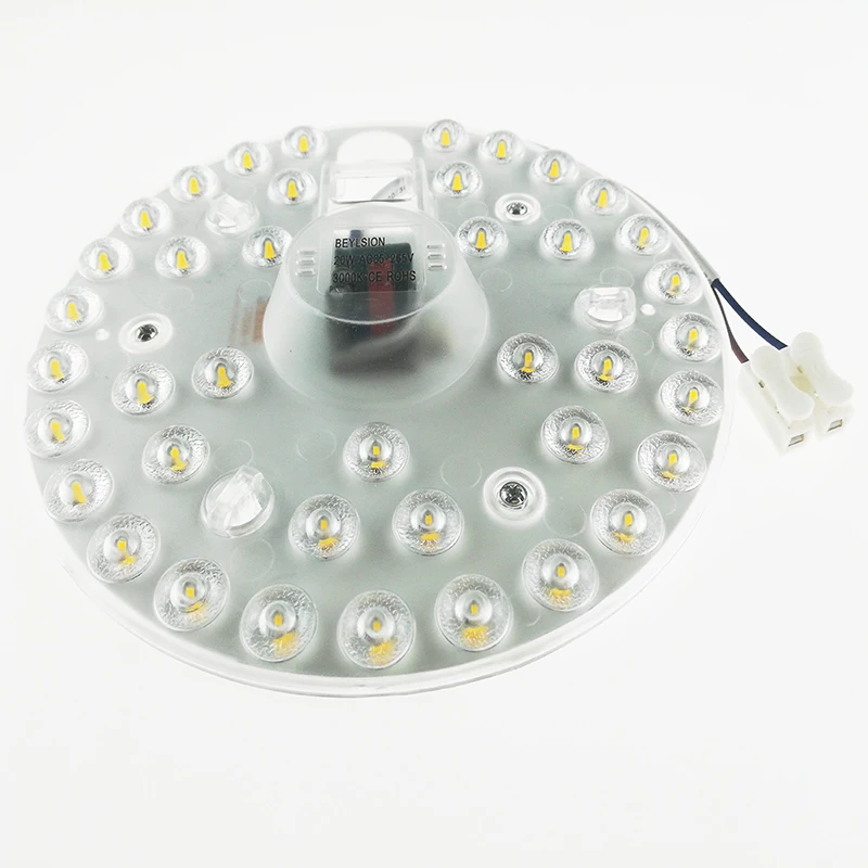 SMD2835 12 Вт, 20 Вт, 24 Вт, 36 Вт Светодиодный потолочный светильник с модулем, круглый светодиодный светильник, холодный белый Светодиодный светильник для помещений, лампа 110 В, 220 В, 85-265 в
