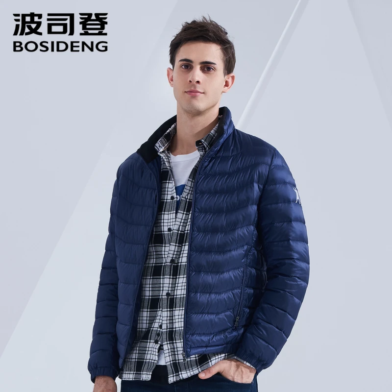 BOSIDENG пуховик для мужчин Мужская одежда теплая легкая ранняя зима