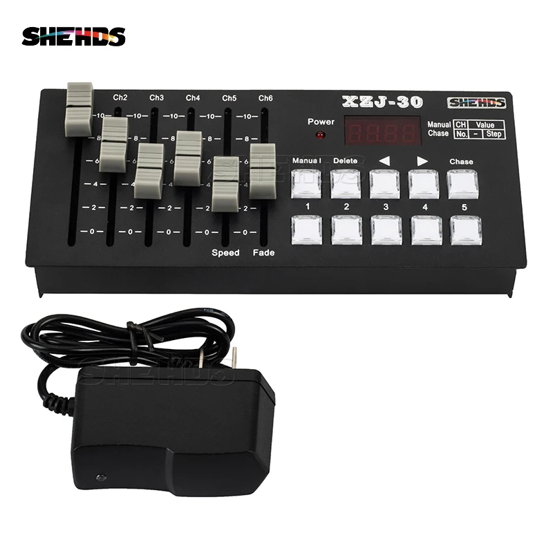 Беспроводная зарядка DMX Console30 оборудование для сценического управления для DJ Дискотека ночной клуб контроллер светодиодный плоский пар/движущаяся головка/точечное освещение