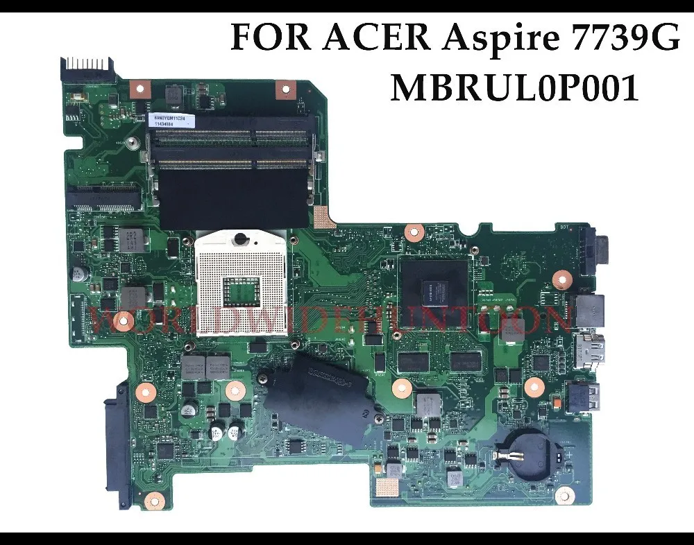 Высококачественная материнская плата AIC70 REV2.0 для ноутбука ACER Aspire 7739G mбрюле 0p001 HM55