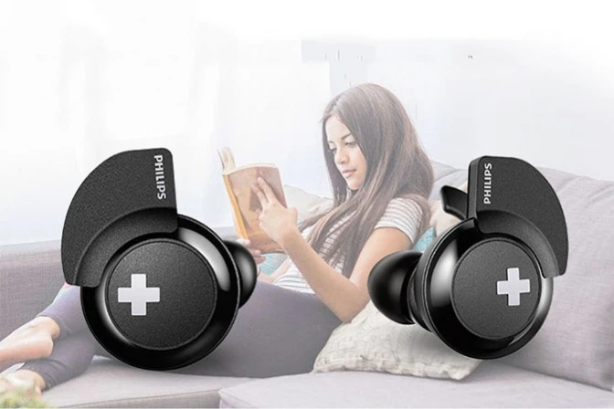 Оригинальная Беспроводная Спортивная гарнитура Philips SHB4385 с Bluetooth 4 1 литий