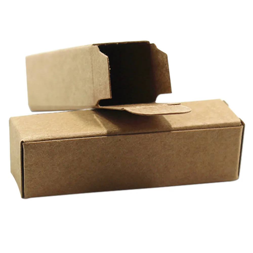 2*2*7cm Kraft Paper Brown Essential Oil Packing Box Eye Cream Cosmetic Perfume Lipstick Party Retail Gift 800Pcs/Lot | Дом и сад