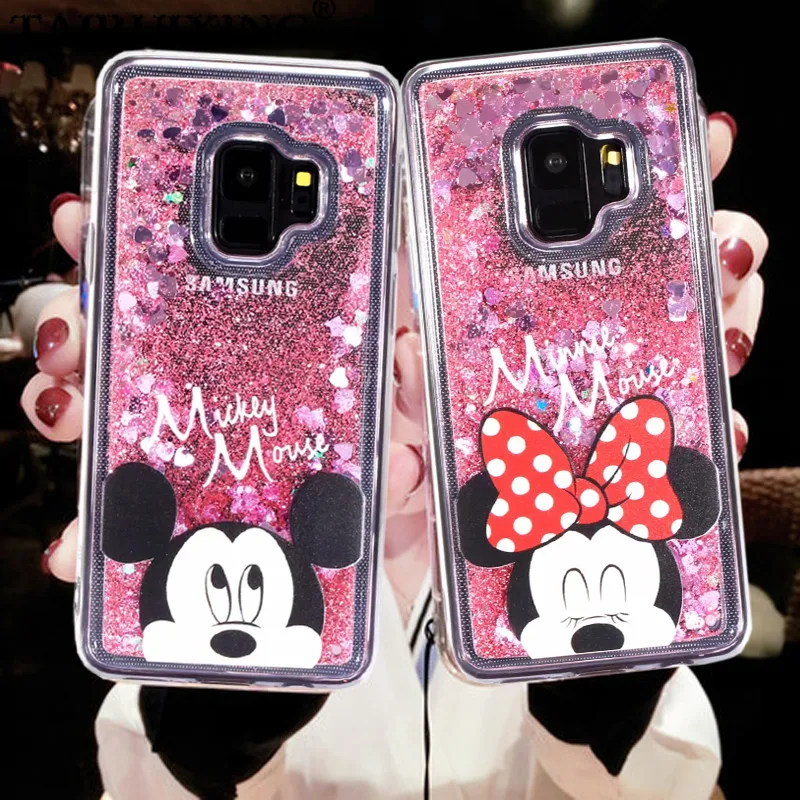 Жидкий чехол для samsung Galaxy S9 S8 Plus S7 S6 Edge S5 Note 8 A3 A5 J1 J3 J5 J7 Мягкий силиконовый с