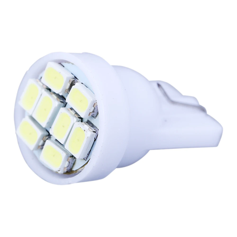 T10 светодиодная клиновидная лампа 8SMD 8LED 8 SMD 1210 LED W5W WY5W 2825 автомобильная