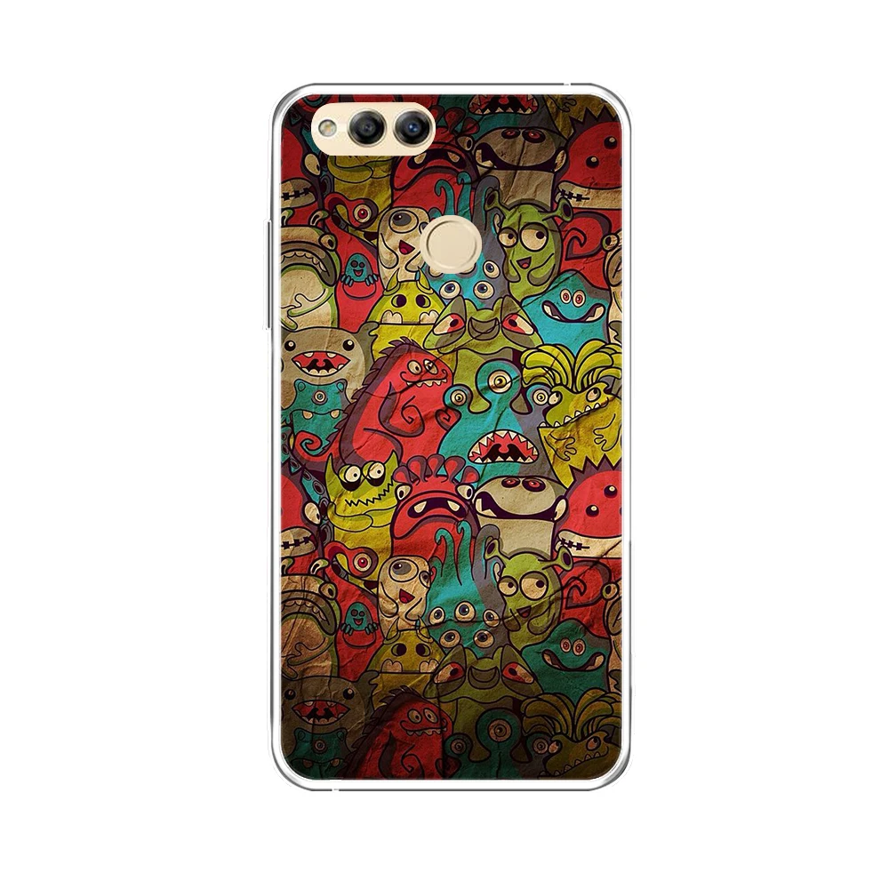Cartoon for huawei honor 7a pro Y6 prime 2018 case silicone soft tpu avenger superman cool mobile phone back cover |