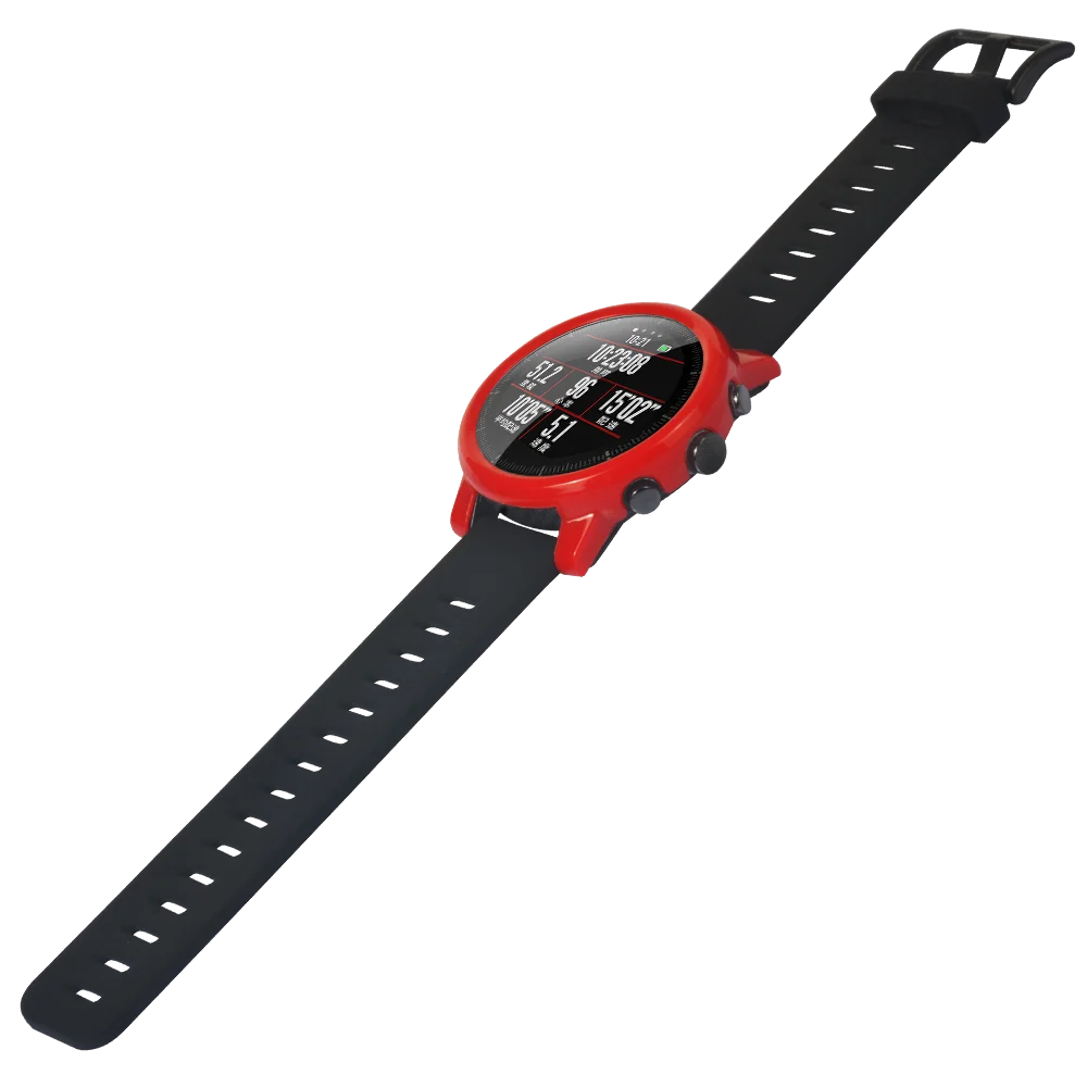 Тонкий чехол из поликарбоната FIFATA для Huami / Amazfit /Stratos /Smart Watch 2/2S Носимых устройств