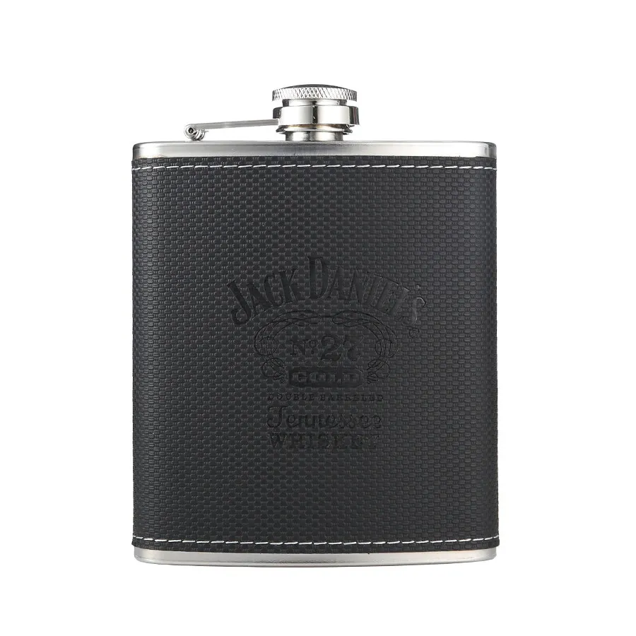 XYKIT 7 oz Роскошные Спиртовка из нержавеющей стали бедра набор фляг фляга для виски кожа кувшин вина подарок колбу набор мини-колба для мужчин