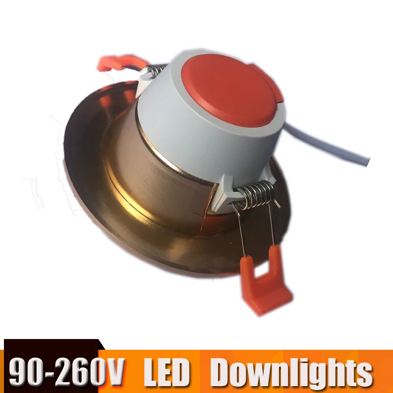 Focos Led Techo Led светильник Точечный светильник 18 Вт 15 Вт 12 Вт 9 Вт 5 Вт 3 Вт круглый встраиваемый светильник 220 в 230 В 110 В для гостиной спальни