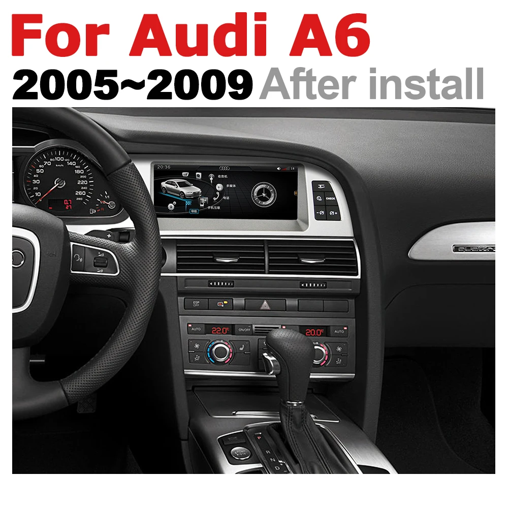 Автомагнитола 2 din gps Android навигация для Audi A6 4F 2005~ 2009 MMI AUX Стерео Мультимедиа сенсорный экран стиль радио