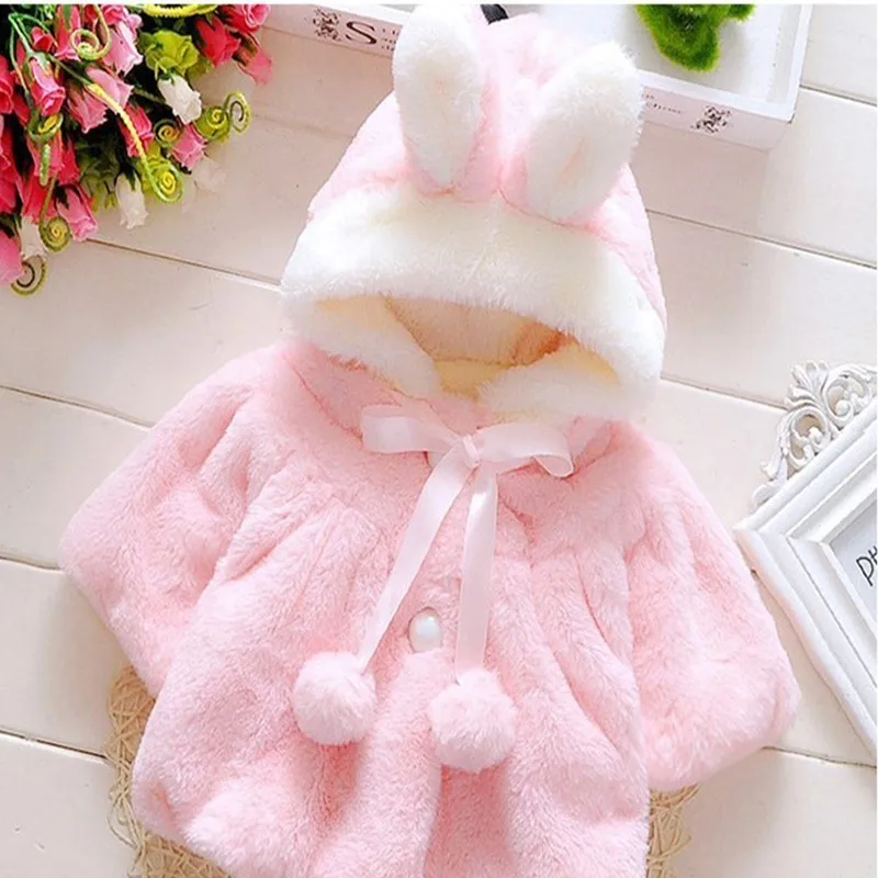 NIU59P LILIGIRL/Милая теплая куртка с капюшоном для маленьких девочек зимнее детское утепленное пальто из хлопка и бархата детская верхняя одежда - Цвет: NIU59P