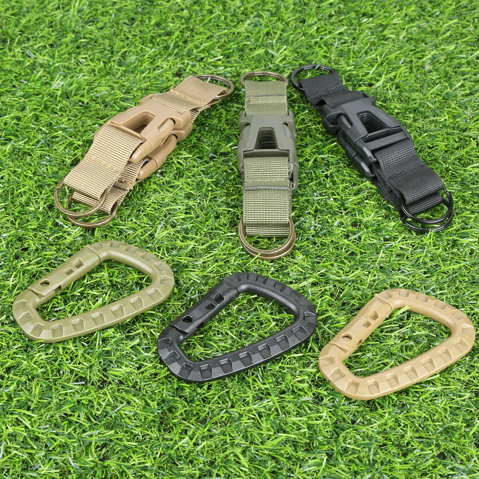 Тактический Карабин для рюкзака скоба брелок пряжка крючок мягкая лента ремешок