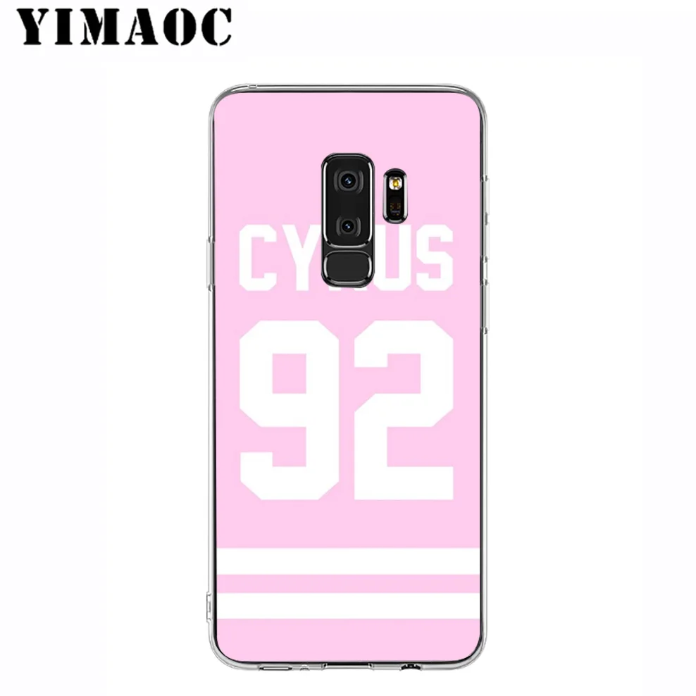 YIMAOC Miley Cyrus Girl Soft Silicone Case for Samsung Galaxy S10 S10E S9 S8 Plus S7 S6 Edge &amp Note 9 8 Cover |