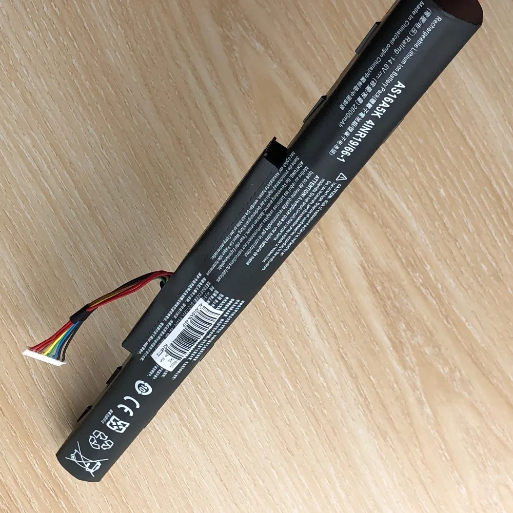 Аккумулятор для ноутбука acer Aspire E15 E5 475G 523G 573G 575G 774G 575 59QB 53VG AS16A7K AS16A8K