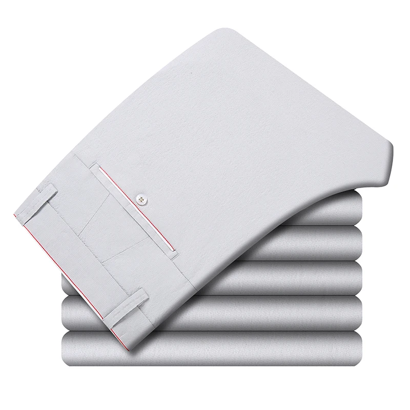 Весенне летние мужские повседневные брюки из хлопка брендовая одежда деловые