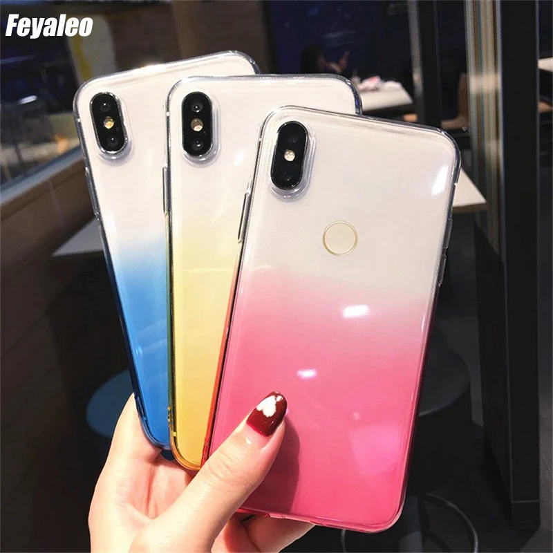 Ультратонкий чехол из ТПУ для Xiaomi Redmi Note 7 6 Pro 5A Prime 4X 6A 5 Plus Mi8 SE Lite Poco F1 A1 A2 Mix 2S