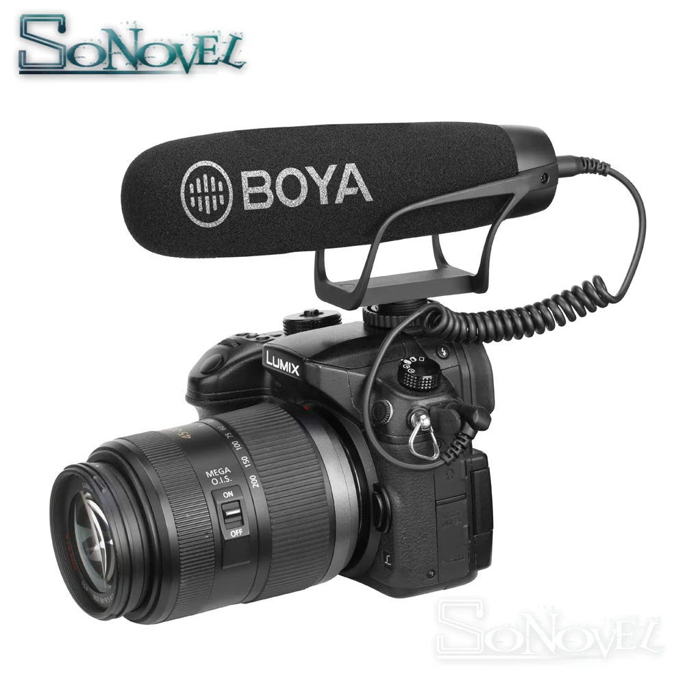 BOYA BY BM2021 суперкардиоидный микрофон для видеокамеры DSLR Canon Nikon Sony Panasonic|Микрофоны| |