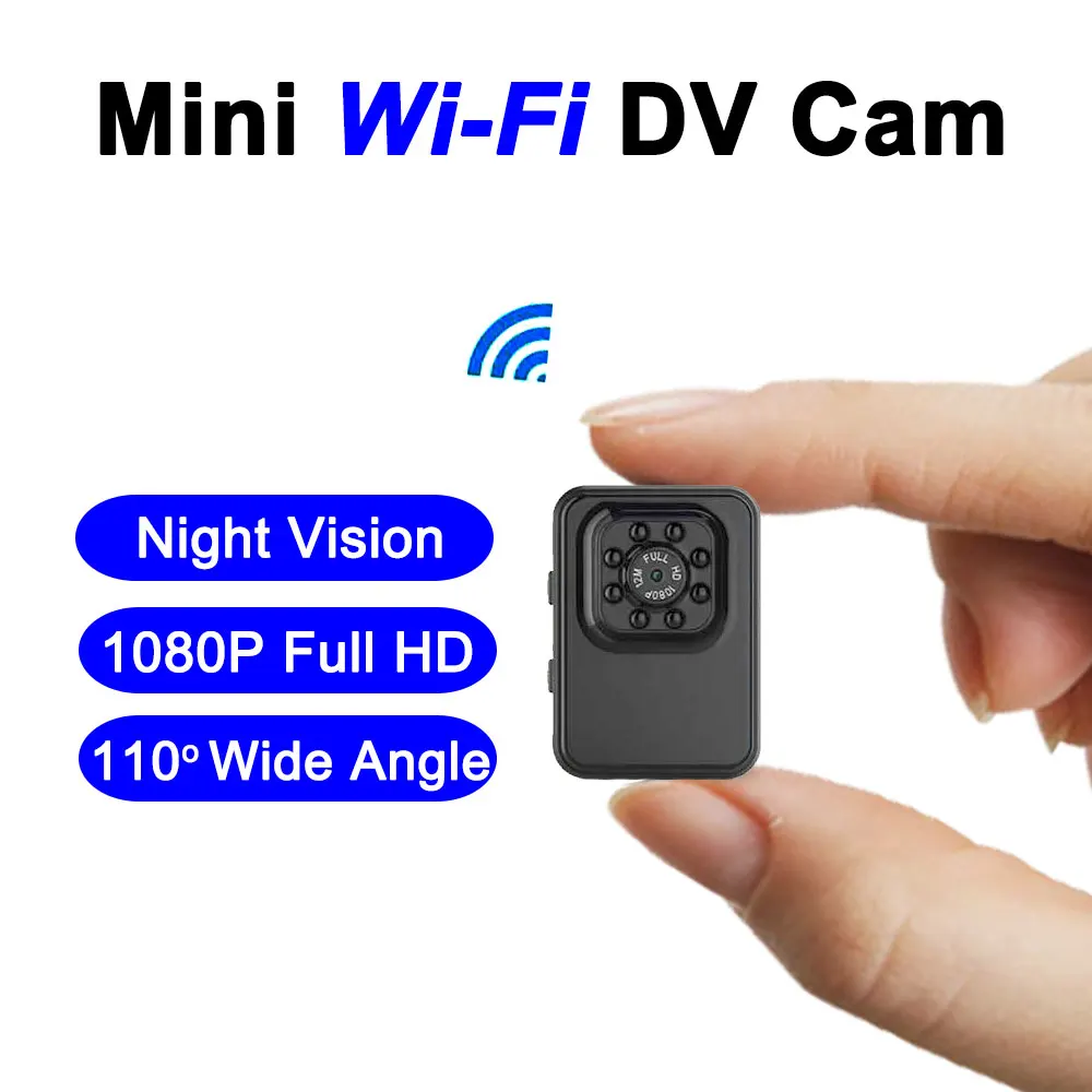 R3 WiFi 1080P Full HD мини камера с защитой от тряски Camecorder ночное видение 110 градусов