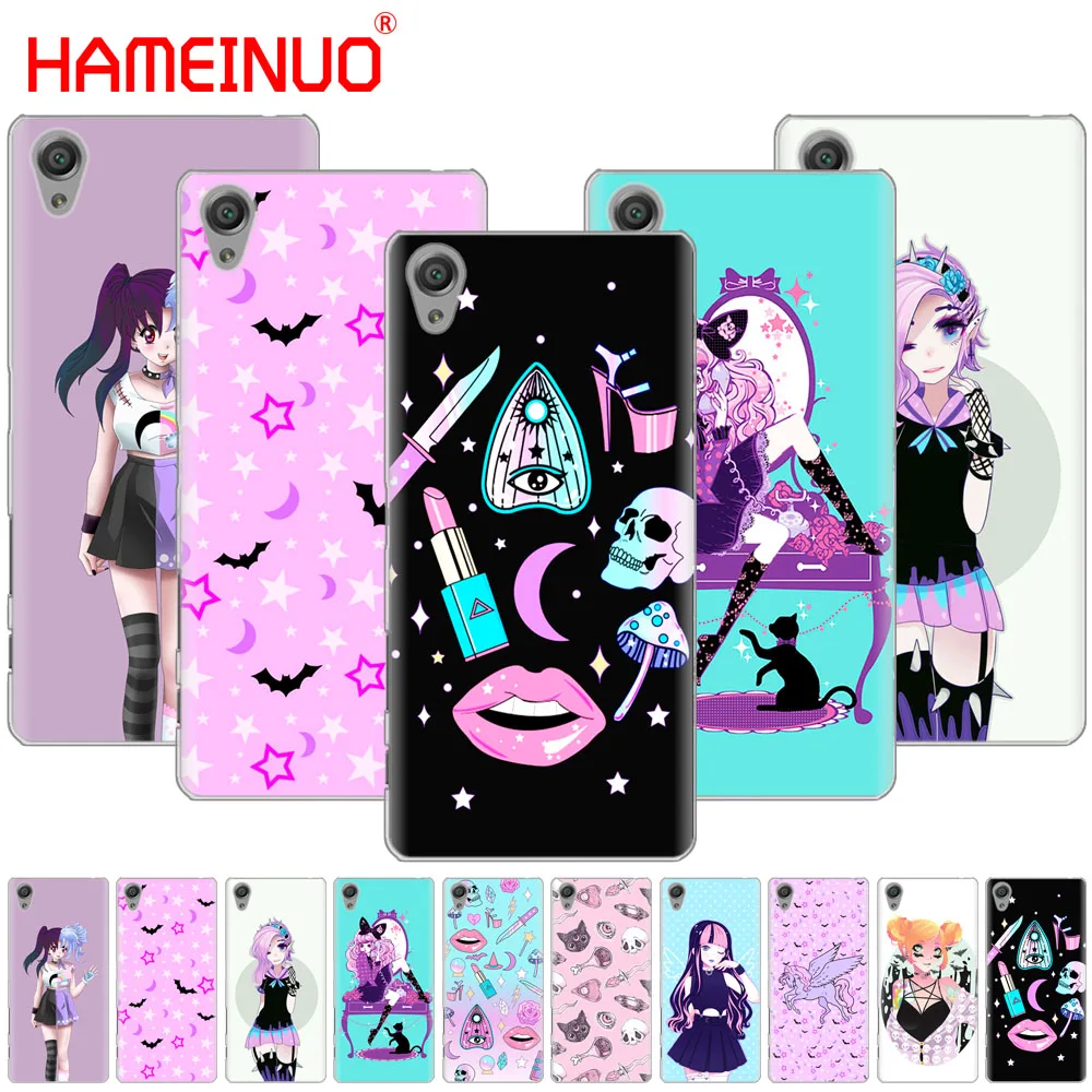 Чехол для телефона gameinuo Pastel Goth Girl Bats rainbow разноцветный чехол sony xperia z2 z3 z4 z5 mini plus aqua