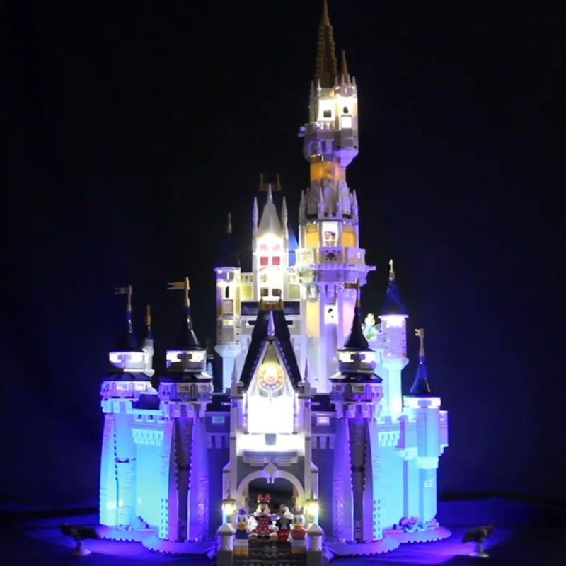 Светильник ка для Lego 71040 креативный город Золушка Замок принцессы совместимые с