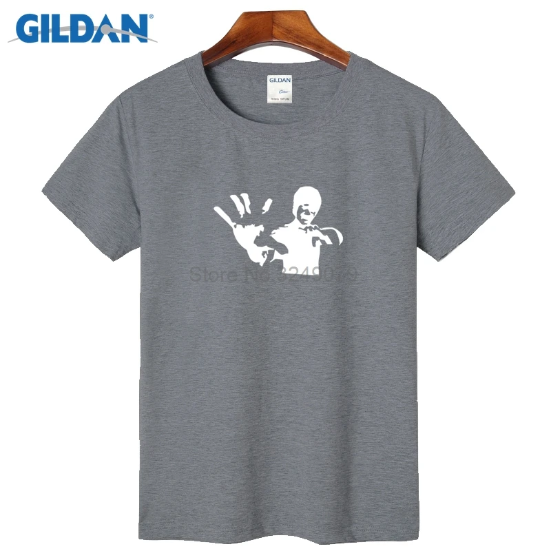 Брюс Ли серый Мужская футболка 2017 Фиолетовая рубашка в удобные мужские с принтом