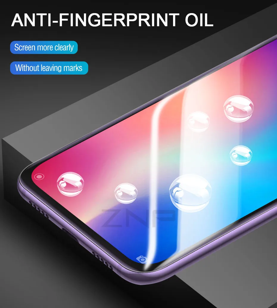ZNP Гидрогелевая Защитная пленка для Xiaomi mi 9 8 SE A2 Lite Полное покрытие Защитная мягкая пленка для Xiao mi 6X mi 8 Pro защита экрана