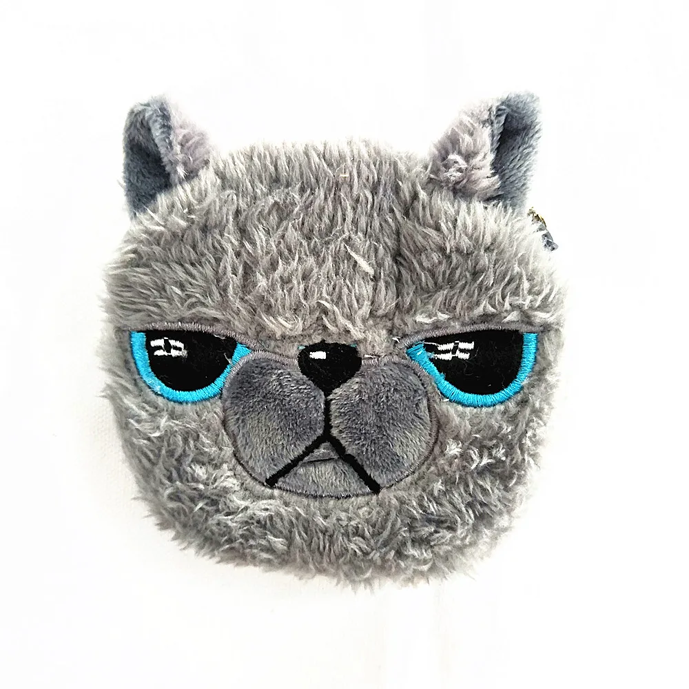 Милый плюшевый Кошелек M016 с рисунком животных лисы зайца медведя нулевой кошелек