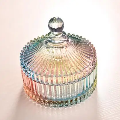 B 16x15cm Ретро квадратная банка для сахара из янтарного стекла пищевая бутылка для хранения конфет коробка с губами подарочная шкатулка для украшений для дома кухни вечерние украшения 04308 - Цвет: B 16x15cm