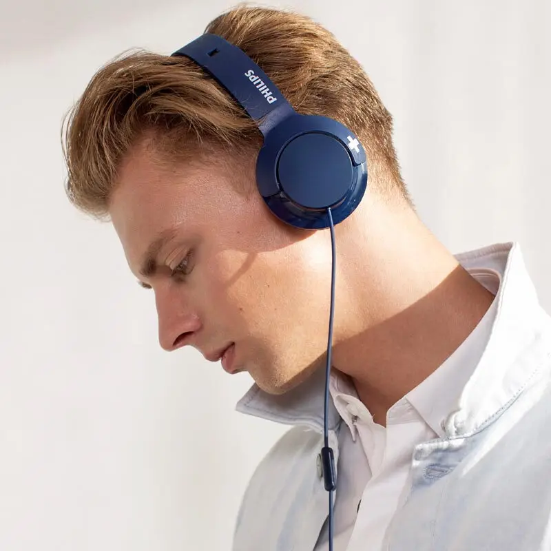 Philips SHL3075 Профессиональный басовый наушник с проводом управления шумом ремень стиль для Galaxy 8 официальное подтверждение