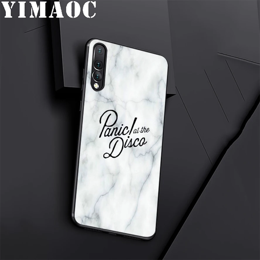 YIMAOC Panic At The Disco Bands Silicone Case For Huawei Honor Mate 10 P20 P10 P9 P8 P Smart Y6 6A 7A 7X 7C Lite Pro 2017 2018 |