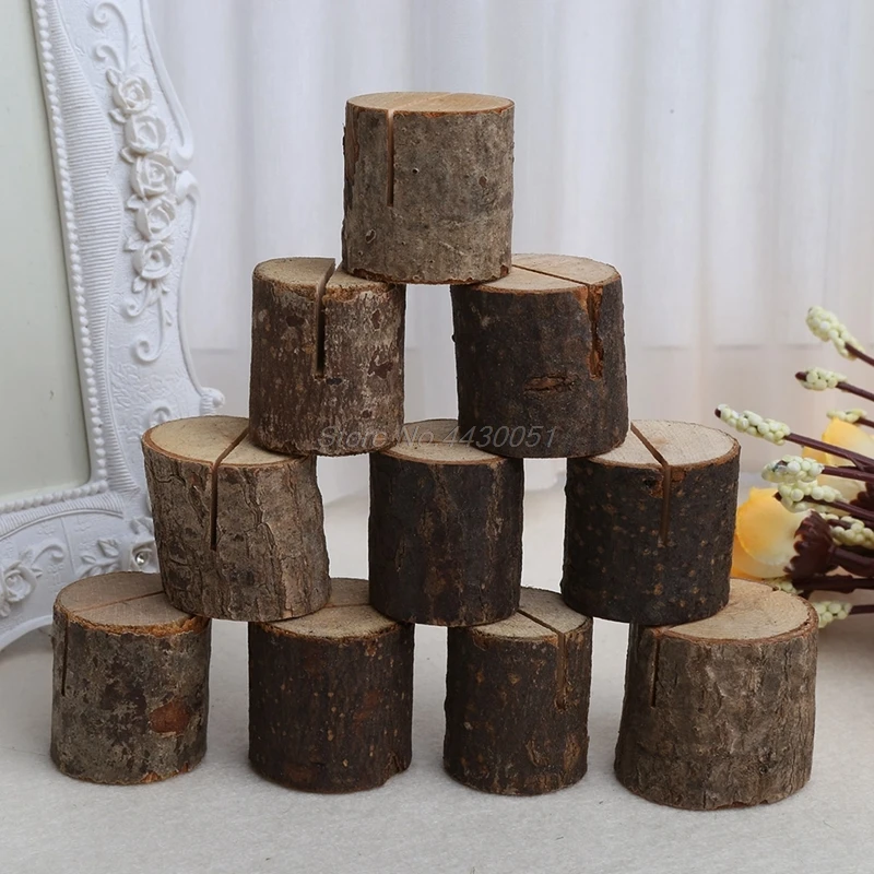 10 шт./компл. деревянная подставка для записей и карт|Знаки с указателями