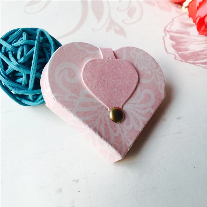 Коробка с сердцем металлические резные штампы для скрапбукинга сделай сам