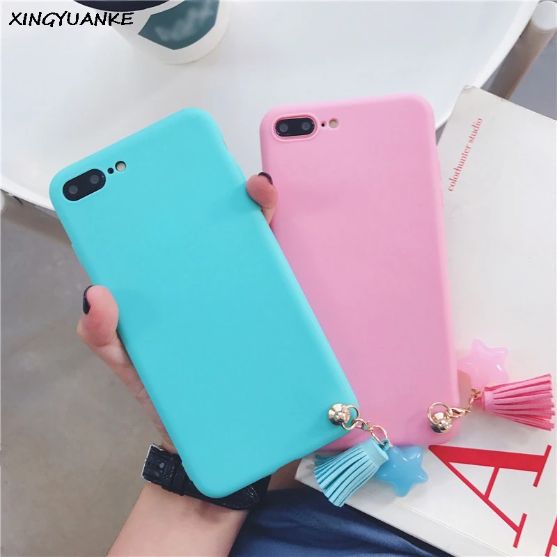 XINGYUANKE Luxury Star Tassels Case For OPPO R7 Plus 3D Cute Coque R7S Soft Silicone Slim Cover Capa |
