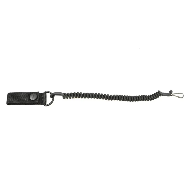 Tactical Telescopic Sling Lanyard Nylon Rope Security Gear Tool Anti lost Phone Keychain For Airsoft Outdoor Hiking Camping ~|for airsoft|tactical