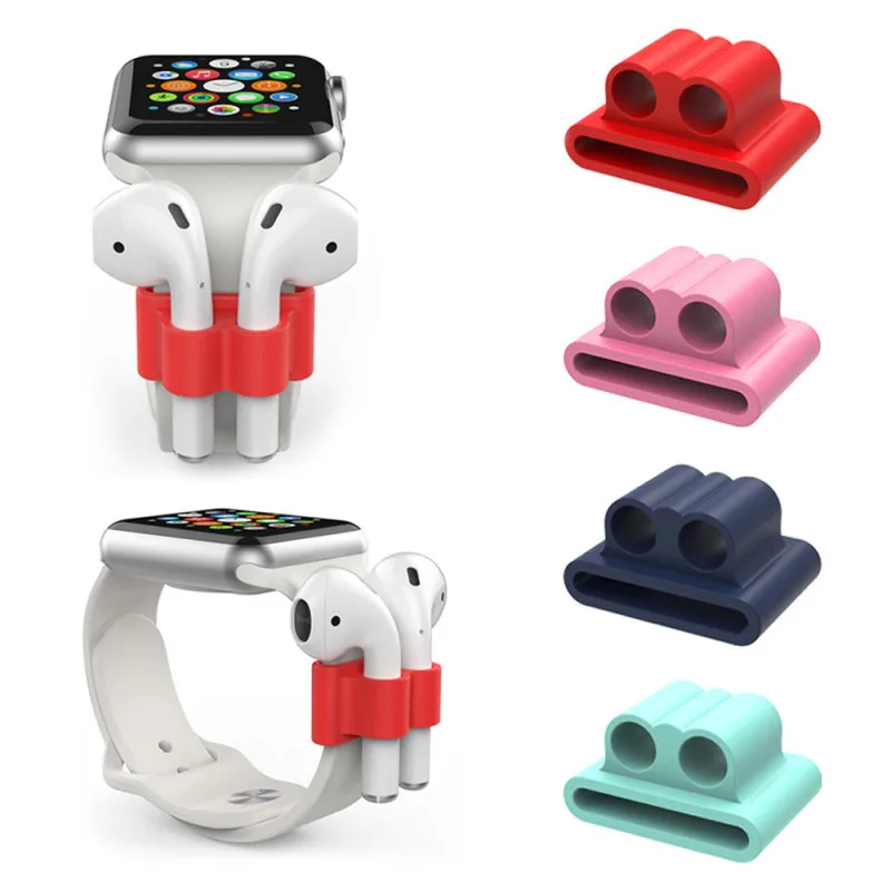 SIFREE держатель для наушников силиконовый чехол Airpods часов с защитой от потери