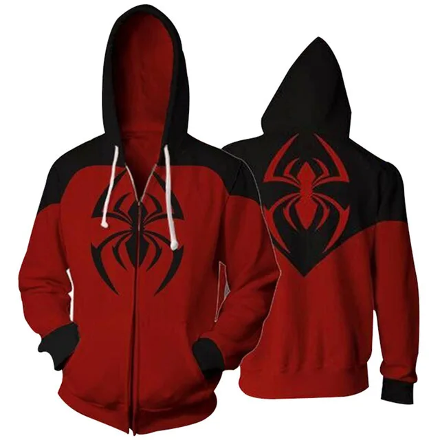 Красный на заказ miles morales Железный Человек паук удивительный костюм Человека