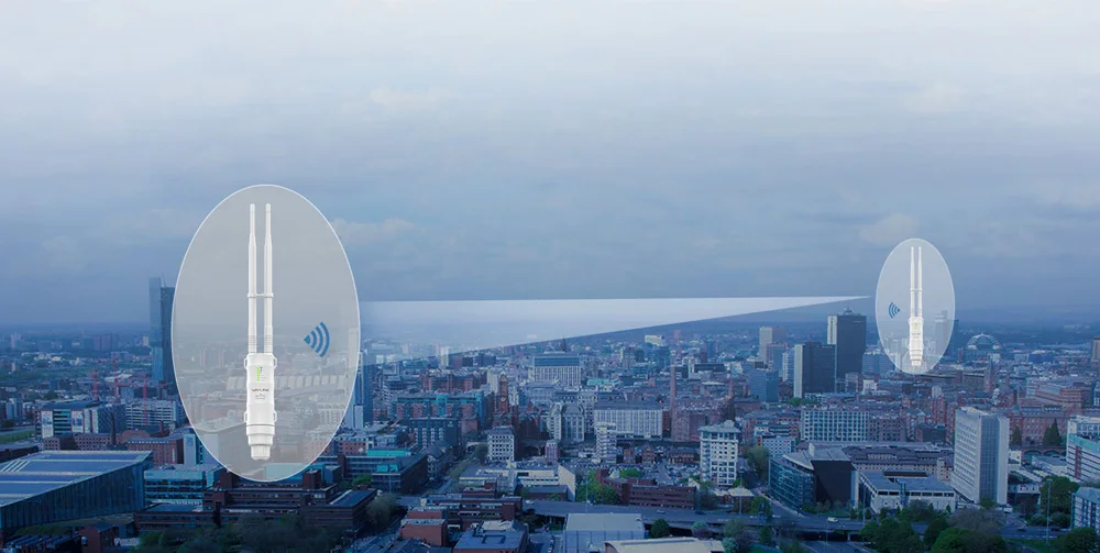 Wavlink AC600 30dbm высокая мощность открытый Всепогодный Беспроводной Wi-Fi маршрутизатор/AP повторитель двухдиапазонный 5G/2,4G внешняя съемная антенна