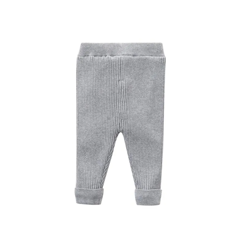 light grey DB6495 dave bella/унисекс; сезон осень-зима; модные длинные штаны для маленьких мальчиков и девочек; детские брюки для малышей - Цвет: light grey