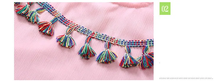 Clothes For Girls Tassels Shirt+ Bohemia Shorts 2PCS Set Girl Summer Clothes Teenage Kids Set 6 8 10 12 14 Year