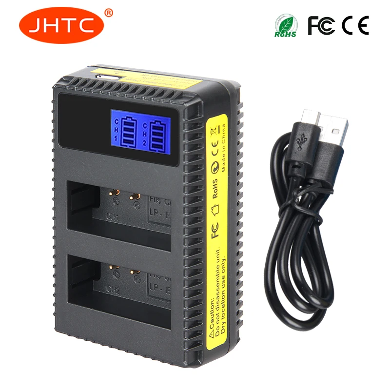JHTC Lp e10 LP E10 зарядное устройство LC E10C для камеры Canon LPE10 KISS X50 EOS 1100D 1200D 1300D