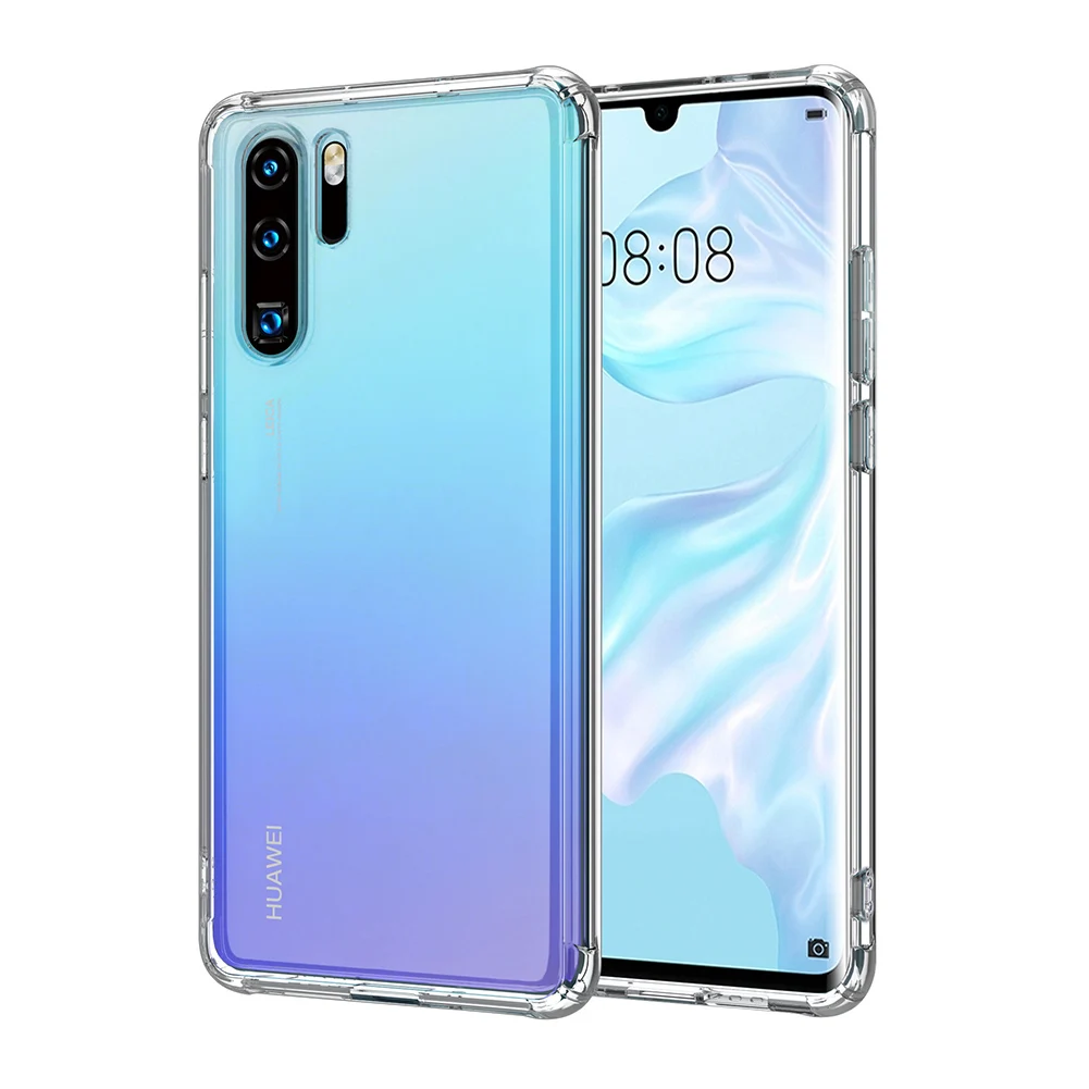 Transparent Silicone Airbag Case for Huawei P30 Pro Soft Full Cover Shell Shockproof Protective Capa Funda |