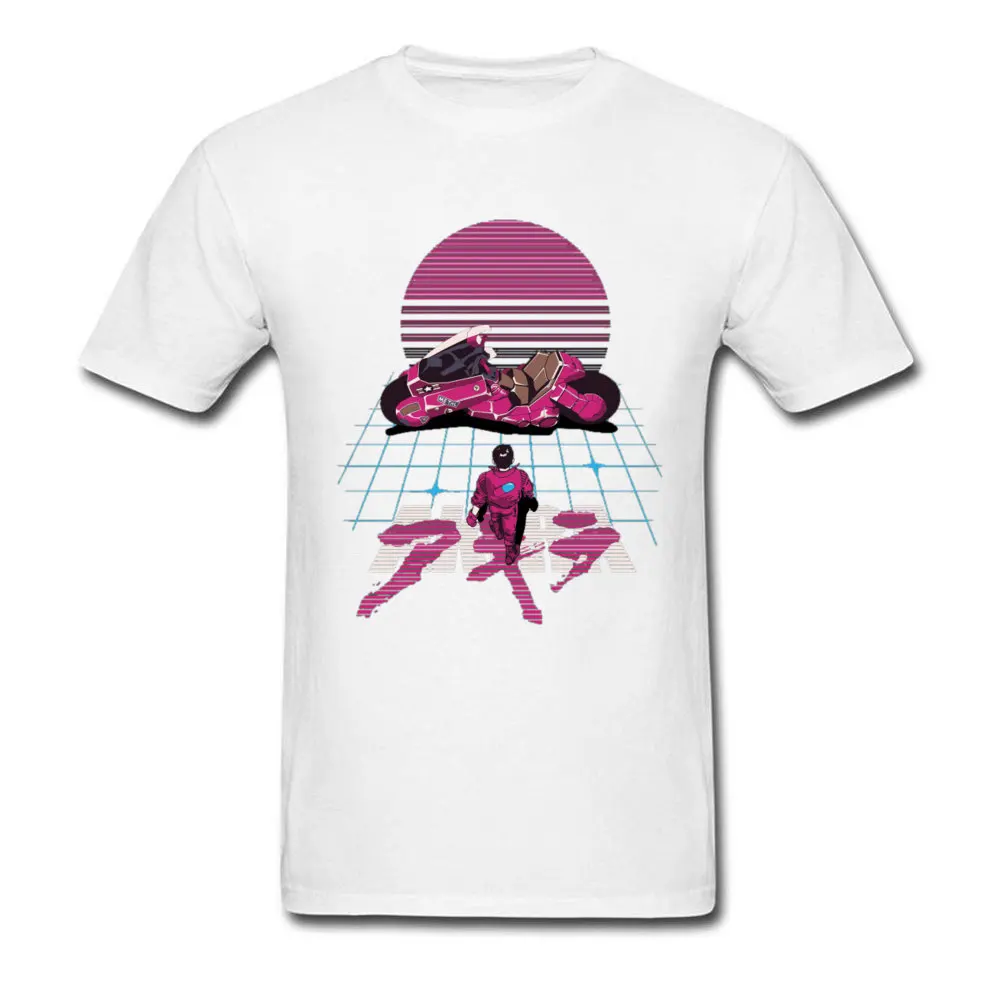 Футболка Акира Vaporwave футболка мужские топы хип-хоп футболки высокая скорость мото байкер футболка хлопок черный уличная одежда японского аниме