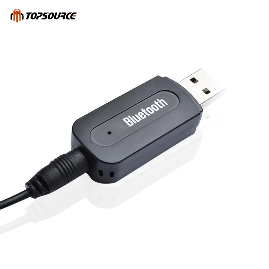 TOPSOURCE Bluetooth Aux беспроводной портативный мини черный bluetooth Music Receiver Аудио адаптер 3