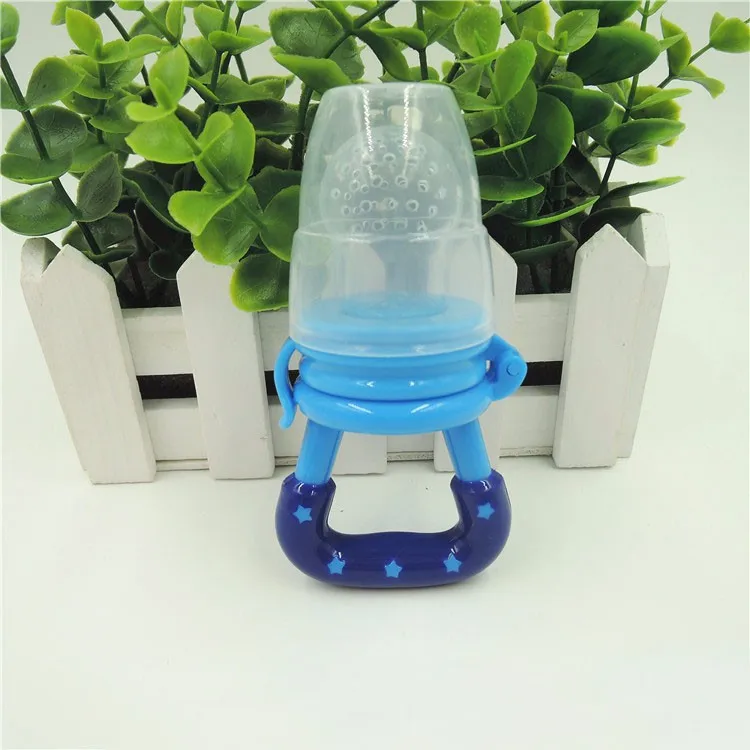 Pacifier Blue S Fresh Fruit Food Kids Nipple Feeding Safe Milk Feeder Baby Pacifier Bottles Nipple Teat Nibbler Drop Shipping Feeding Pacifier - Цвет: Pacifier Blue S