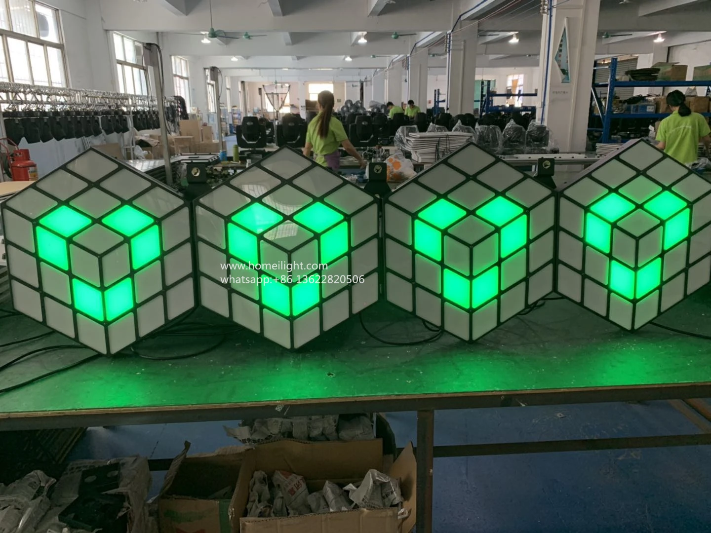 Горячая продажа 3D волшебный куб Настенный СВЕТОДИОДНЫЙ танцпол для свадьбы бар