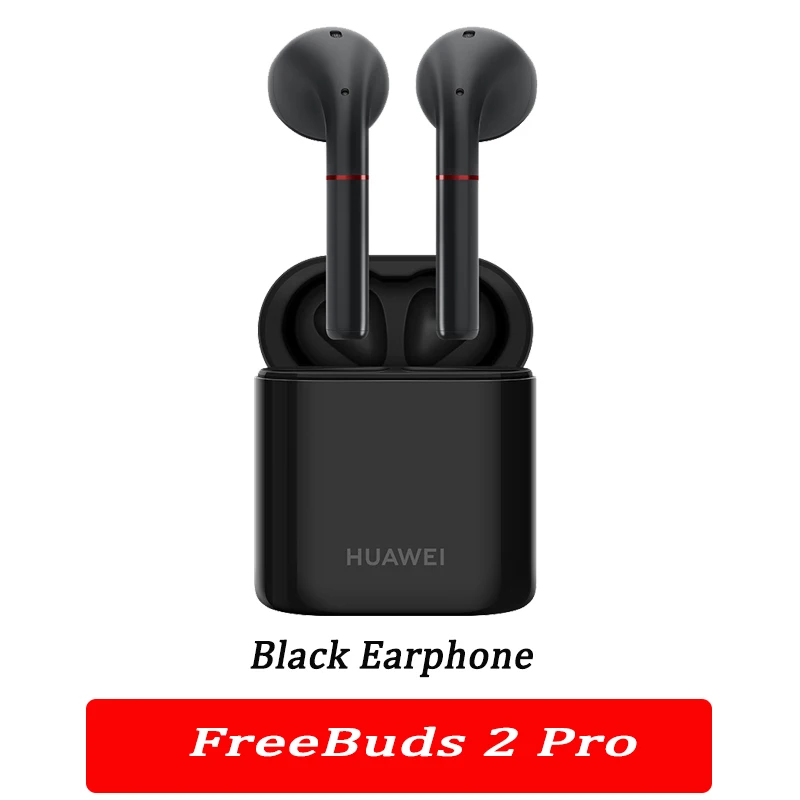 black freebuds 2 pro Huawe Freebuds 2 Pro Freebuds 2 беспроводные наушники Беспроводная зарядка Bluetooth 5,0 водостойкий IP54 - Цвет: black freebuds 2 pro