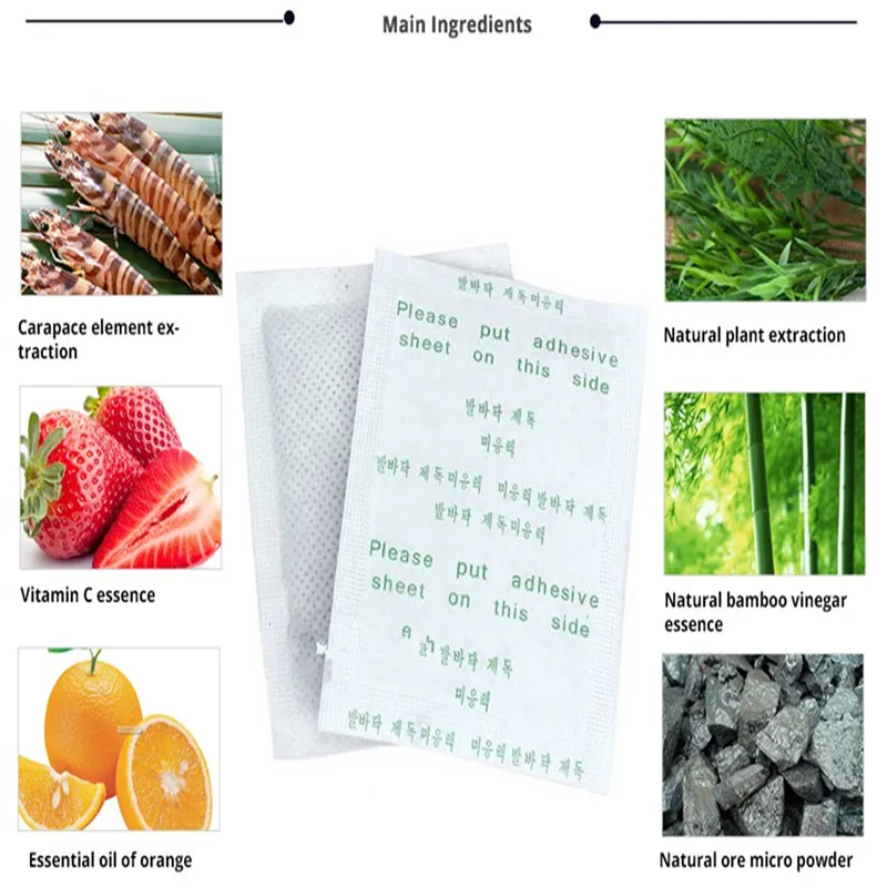 2 шт./пара детоксикационные патчи для ног детоксикация тела токсины очищение