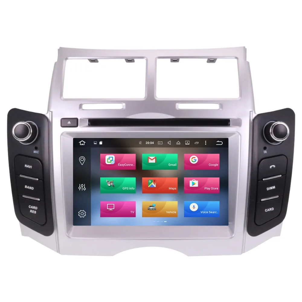 2din Android 8 1 автомобильный стерео радио головное устройство gps для Toyota Yaris 2005 2006 2007 2008