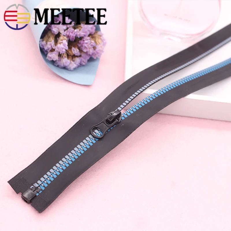 Meetee 5 # Нейлон непромокаемые застежки молнии 75 см Open end молния DIY сумка пальто